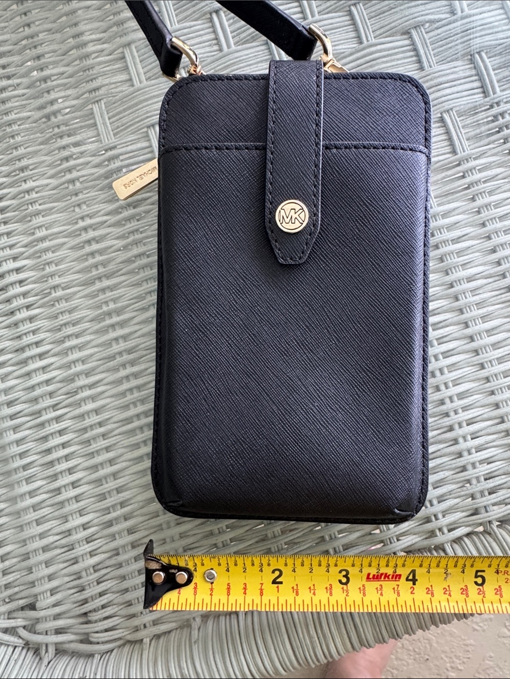 Michael Kors Saffiano Leather Smartphone Crossbody Bag - Picture 13 of 13